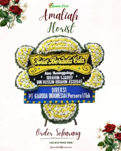 Papan Bunga Duka di Kagok