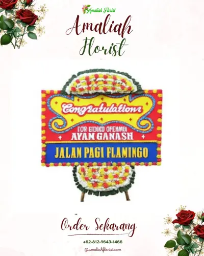 Bunga Papan Congratulation di Kagok